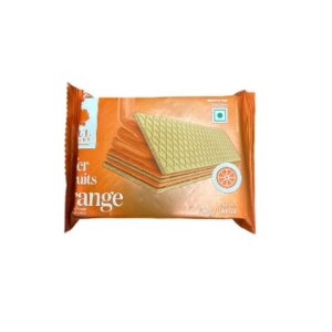 Wafer orange biscuits