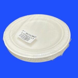 7" Round Plates 20pcs