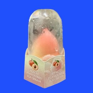 peach flavoured icecream