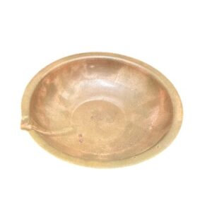 Spark plain copper diya