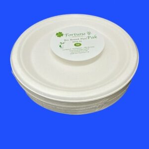 Fortune Round plate 50pcs