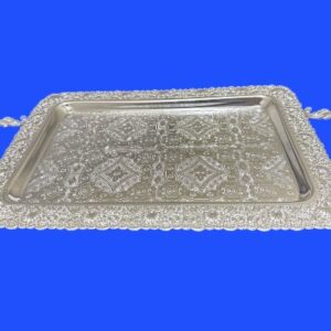Thai Tea Tray Silver